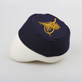 Takke - Tuğra Nakışlı Lacivert